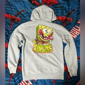 H&M SpongeBob SquarePants Pastel Blue Graphic Hoodie